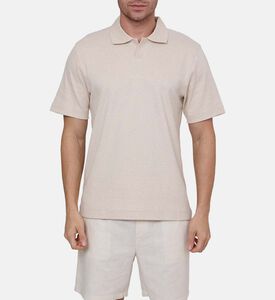 قميص بولو ميغيل فليك قصير الأكمام مضلع