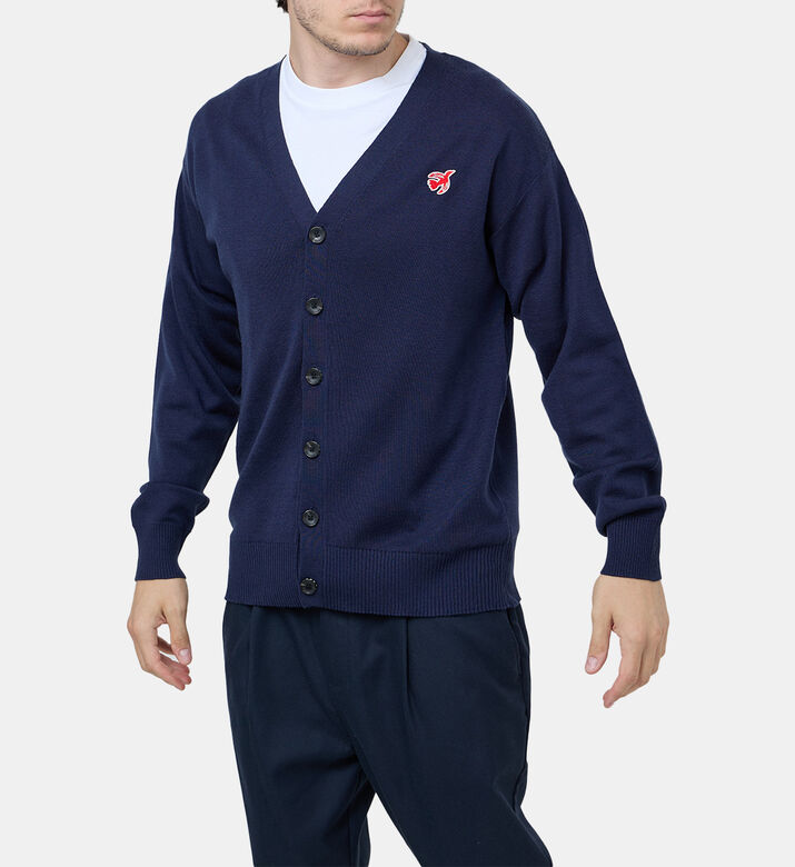 Fox Patch Knitted Cardigan