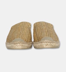 Salvi Metallic Woven Espadrille Mule, Packshot View