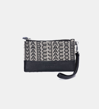 Monogram Leather Top Zip Wallet
