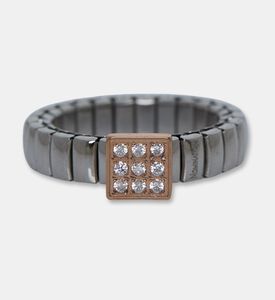 Nomination Ring Ed. Rose Gld Square, Packshot View