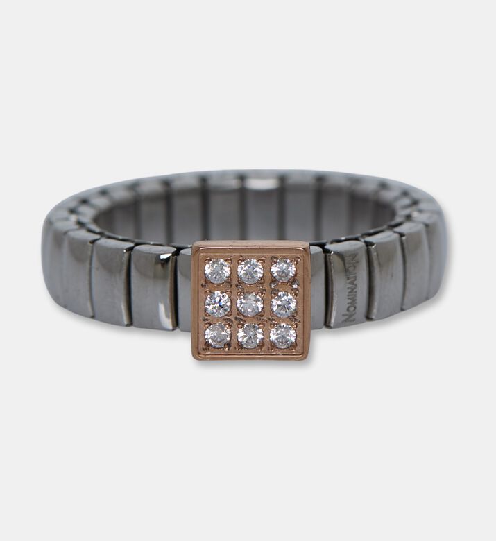 Nomination Ring Ed. Rose Gld Square, Packshot View