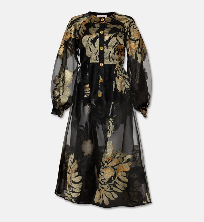 Poca and Poca Sheer Floral Embroidered Blouse, Packshot View