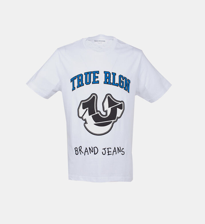 Spliced Horseshoe Graphic T-shirt