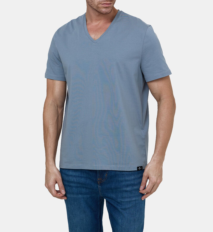 V-neck Cotton Jersey T-shirt