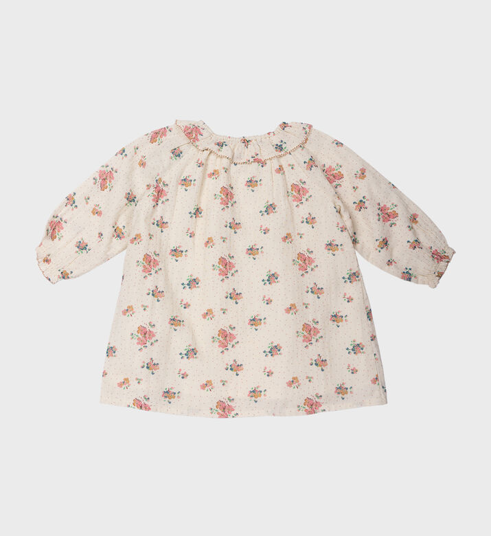 Damour Double Gauze Floral-print Dress