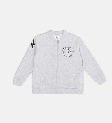 Cotton Athletic Bomber Jacket