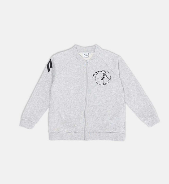 Cotton Athletic Bomber Jacket