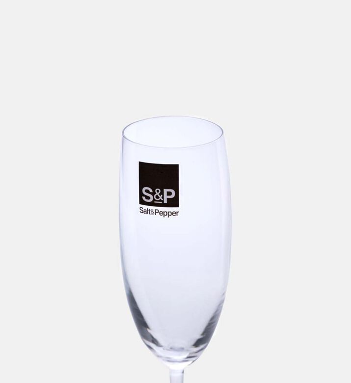 Salt and Pepper Vinovino Champagne Glass 8-piece Set, Packshot View