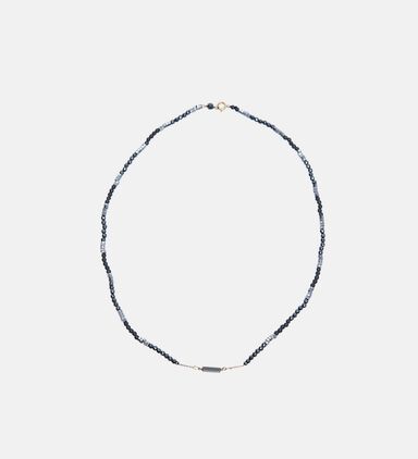 Hematite Silver-toned Beads Necklace