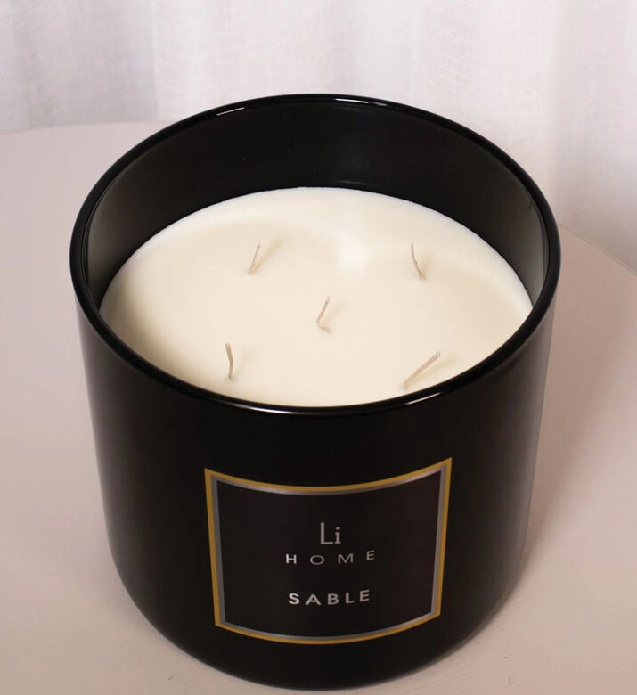 Home Life Style Candle Glass Cup Amber Musk, Packshot View