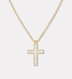 Nomination Princess-cut Crystals Gold-tone Necklace, Packshot View