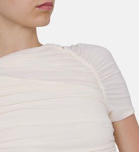 بلوزة فيغا بتفاصيل كشكشة