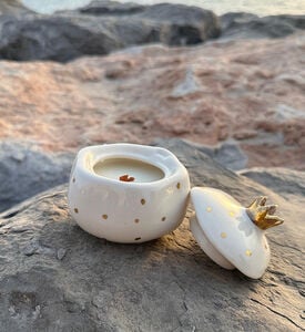 Tohfa Luxe Candle Wax Annar Ivory, Packshot View