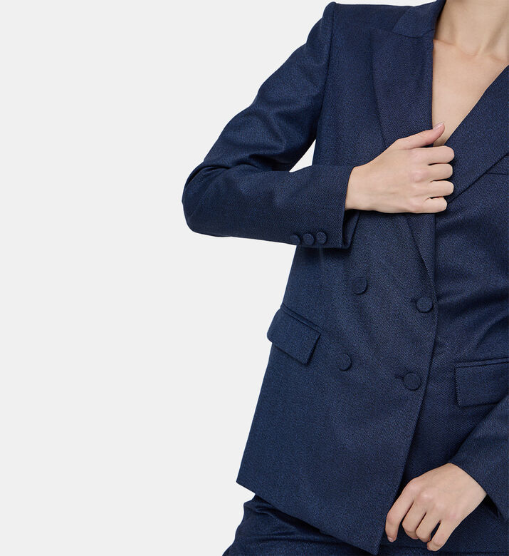 Twill Double-breasted Jacket