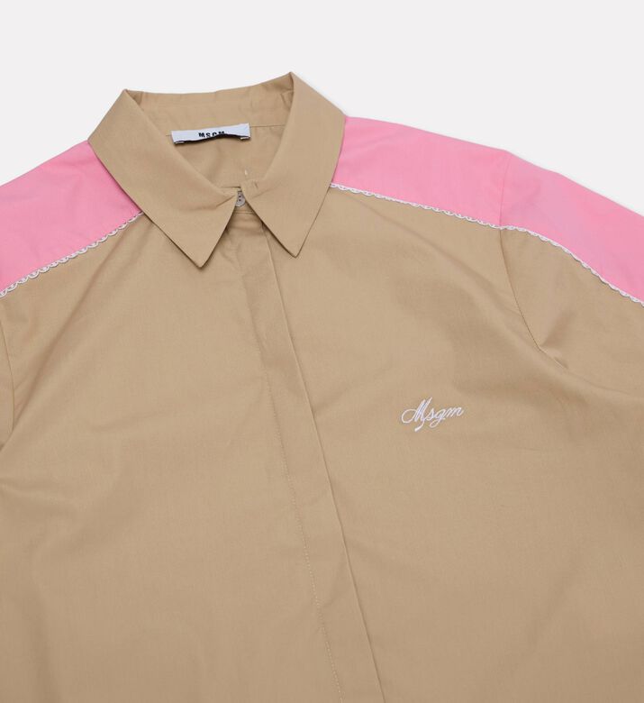 M S G M Stripe-print Button Closure Shirt, Packshot View