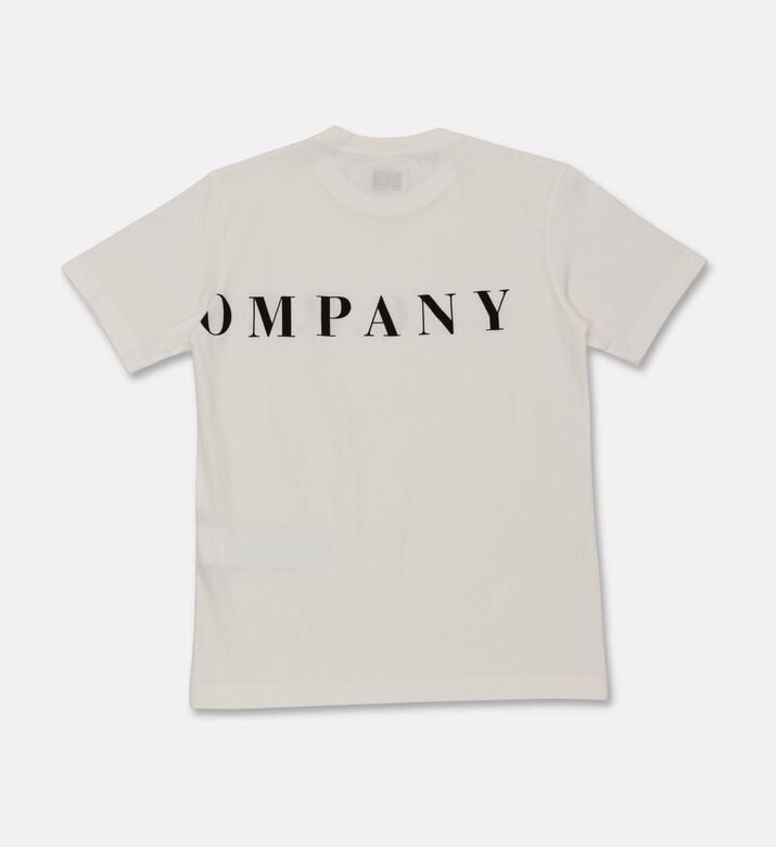 CP company Minimalist Logo-detail T-shirt, White, 12y, Packshot View