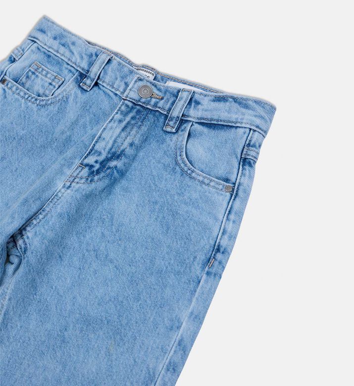 Button Closure Regular-fit Denim Pants
