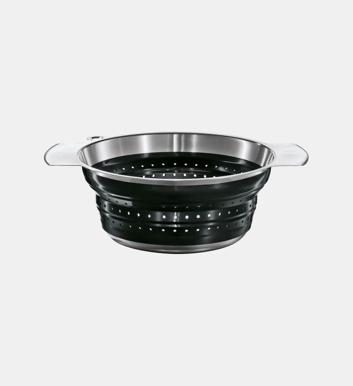 Roesle Foldable Colander Black, Packshot View Roesle Foldable Colander Black, Packshot View