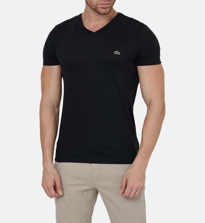 V-neck Pima Cotton Jersey T-shirt