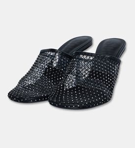 Schutz Crystal Mesh Mule Sandal, Packshot View