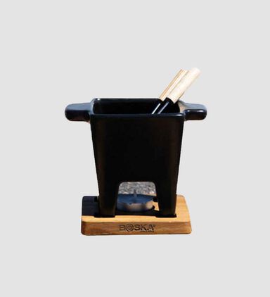 Nero Compact Ceramic Tapas Fondue