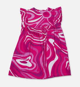 Emilio Pucci Swirl-print Ruffled Dress, Packshot View