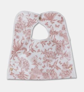 Tartine et Chocolat Canvas Baby Bib, Pink, Packshot View