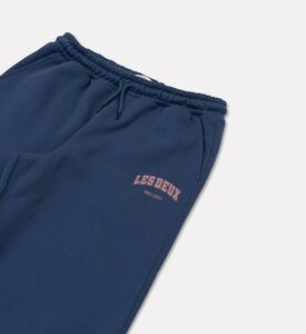 Les Deux Logo-print Sweatpants, Dark-blue, 13-14y, Packshot View