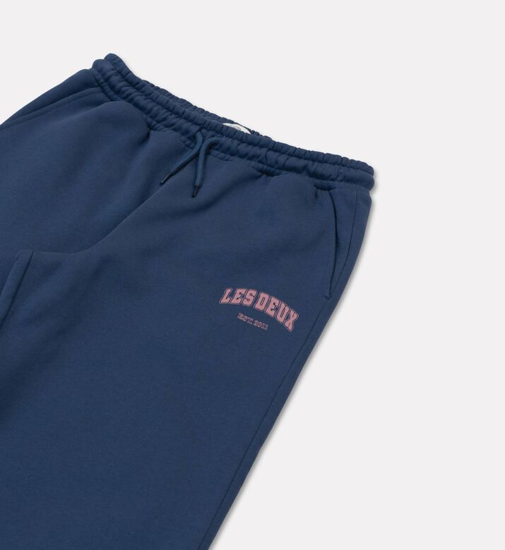 Les Deux Logo-print Sweatpants, Dark-blue, 13-14y, Packshot View