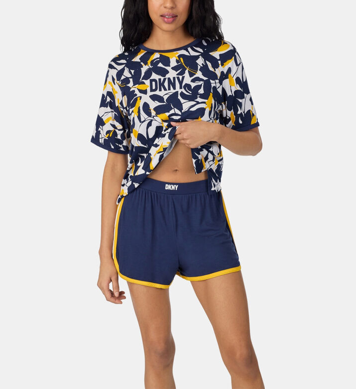 Floral-print Short Pajama Set