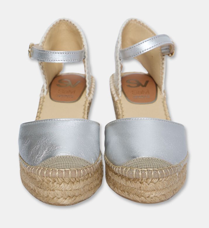 Salvi Shoes Wdg Sndl, Silver, Eu-35, Packshot View