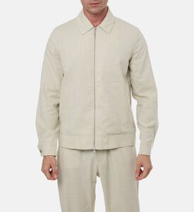 Les Deux Como Coach Slub Regular-fit Jacket, Model View