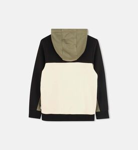 كارديغان قطن بغطاء للرأس