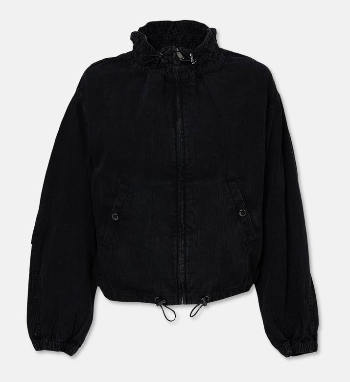 Isabel Marant High-neck Denim Zip Jacket, Packshot View