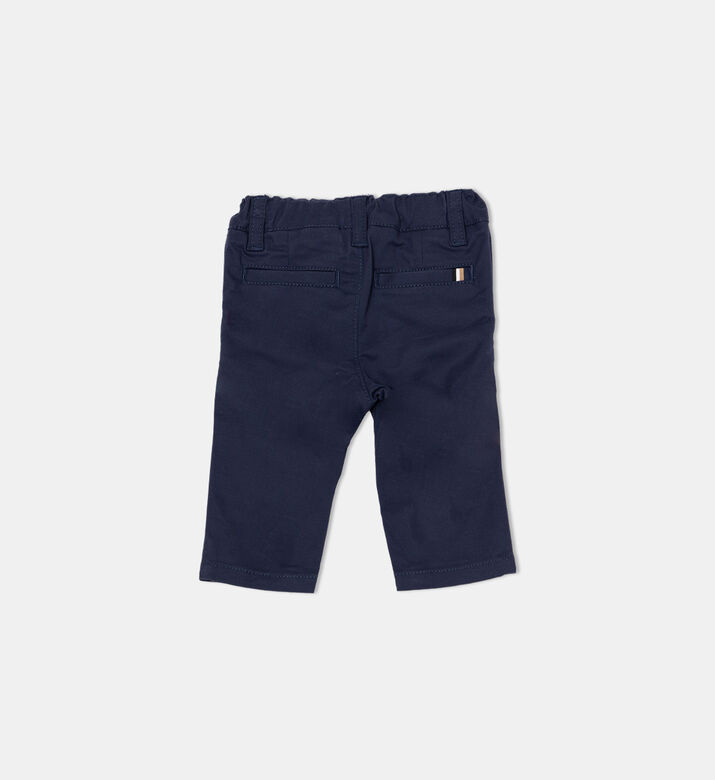 Adjustable Elastic Waistband Slim-fit Pants