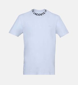 تيشيرت قطن بياقة شعار بيكيه