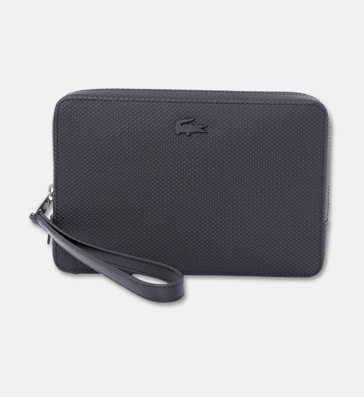Lacoste Leather Zip Closure Clutch, Packshot View