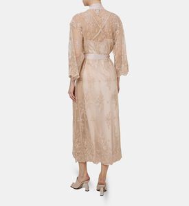 Darling Lace-trim Nightgown With Robe