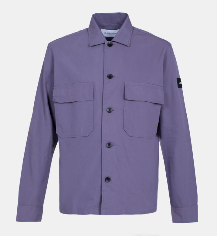Cotton-nylon Twill Overshirt