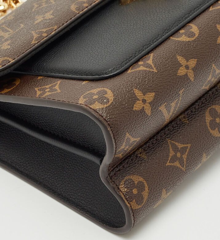 Louis Vuitton Louis Vuitton Black Monogram Canvas Victoire Bag Preowned, Packshot View