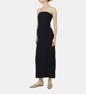 Triomphe Tailored Strapless Maxi Dress