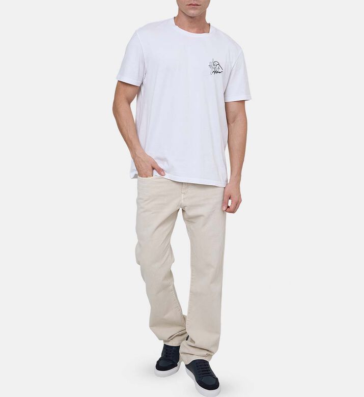 Honore Cotton Chest Logo T-shirt