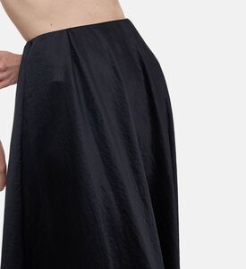 Forte-Forte Pleated Flared Maxi Skirt, Model View