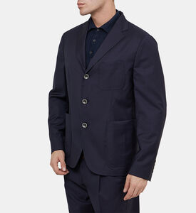 بليزر بياقة في بصف أزرار