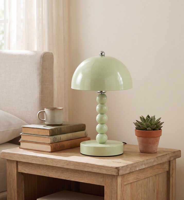 Leitmotiv Bubbles Spherical Base Table Lamp, Green, Packshot View