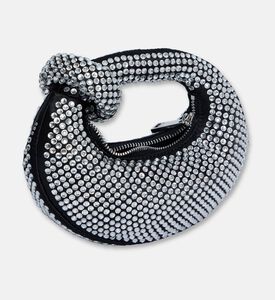 JW PEI Crystal Mini Top Handle Bag, Black, Packshot View