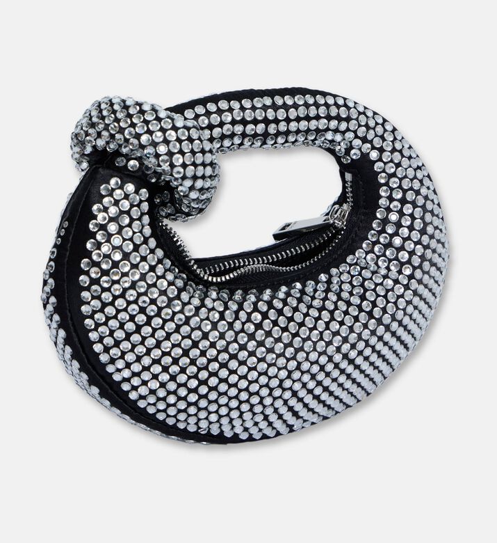 JW PEI Crystal Mini Top Handle Bag, Black, Packshot View