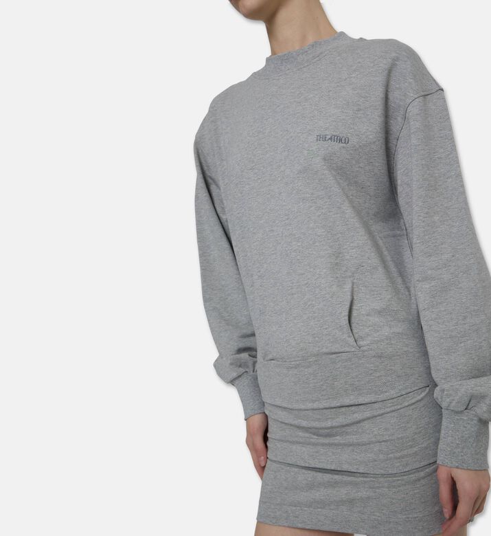 The Attico Melange Mini Dress, Model View