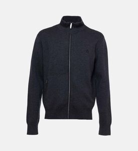 The Kooples Vertical Side Pockets Front-zipper Sweater, Packshot View